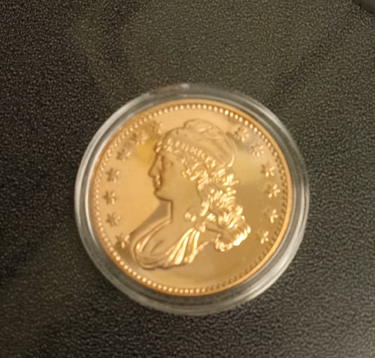 Capped Bust Half Dollar 1 oz Copper Round Coin