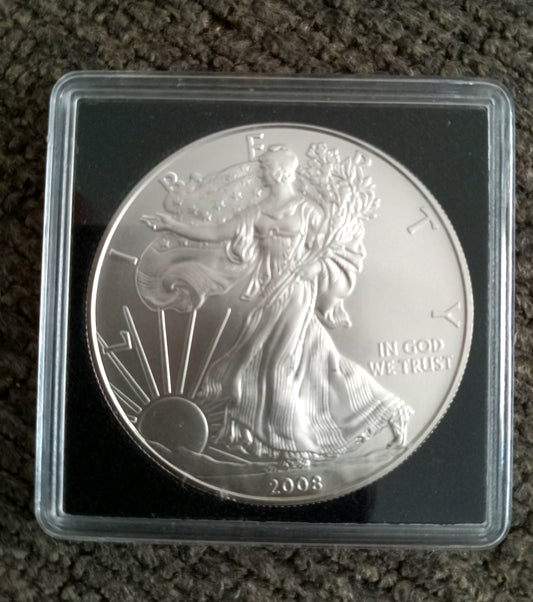 2008 1 oz Silver Eagle Liberty Round Collector Coin