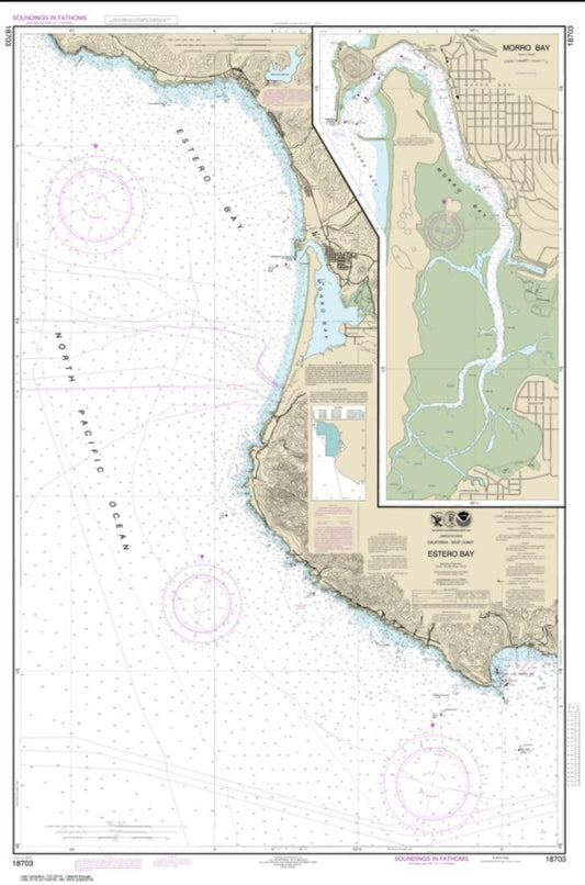 Estero Bay; Morro Bay (18703-26) by NOAA Nautical Chart