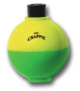 Betts Mr Crappie Rattlin Round 1.50in 3ct Yellow/Green (Save on 2 Packs)