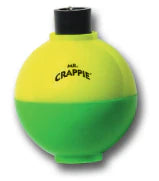 Betts Mr Crappie Rattlin Round 1.25in 3ct Yellow/Green (Save on 2 Packs)