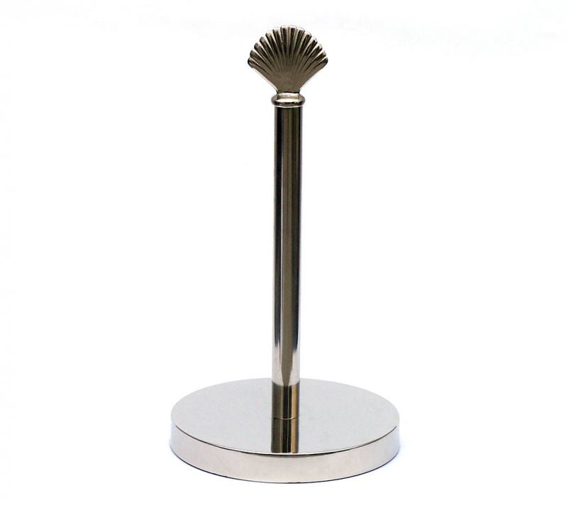 Chrome Sea Shell Paper Towel Holder 16"