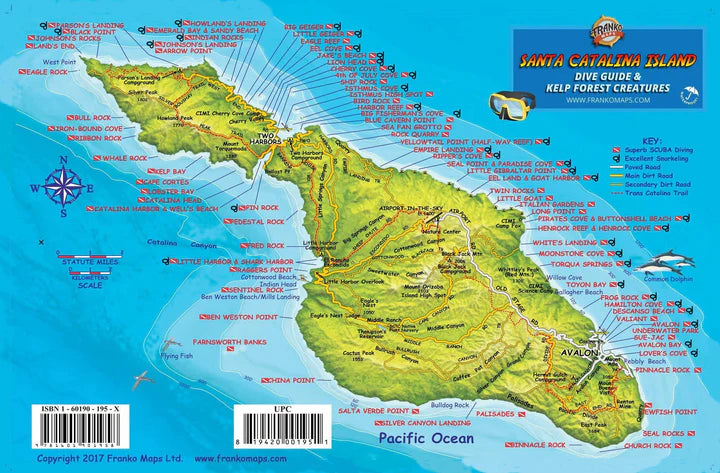 SANTA CATALINA ISLAND FISH CARD