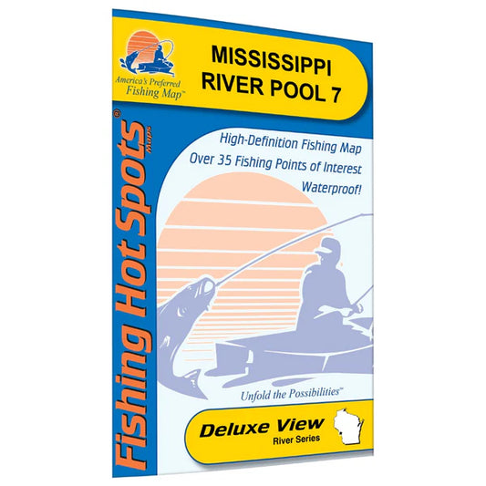 Mississippi River-Pool 7 Fishing Map-L732