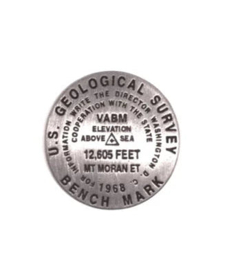 Mt. Moran, Grand Teton National Park, Wyoming lapel pin