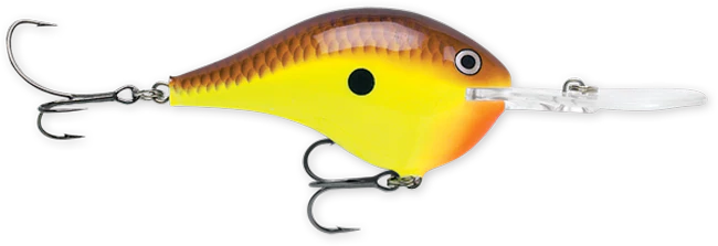 Rapala DT Series 10' 3/5oz 2.25in Chartreuse Rootbeer Craw