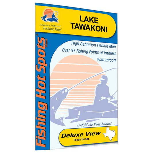 Lake Tawakoni Fishing Map-L710