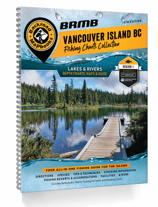 Vancouver Island BC Fishing Map Book