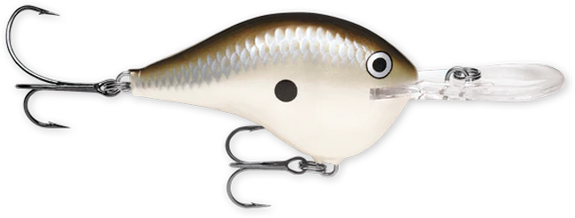 Rapala DT Series 10' 3/5oz 2.25in Pearl Grey Shiner