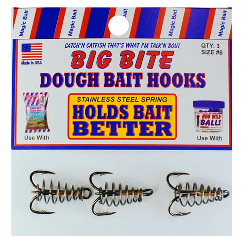Dough Bait Hooks #6 Treble Spring 2 Packages