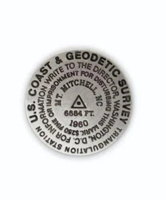 Mt. Mitchell, Great Smoky Mountains National Park, New Carolina lapel pin