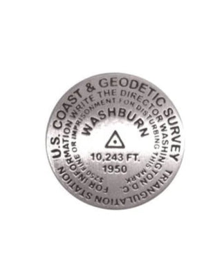 Mt. Washburn, Yellowstone National Park, Wyoming lapel pin