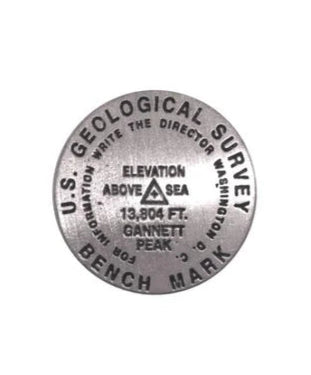 Gannett Peak, Wyoming lapel pin