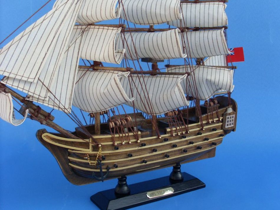 HMS Victory Tall Model Ship 14"