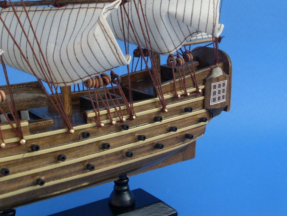 HMS Victory Tall Model Ship 14"