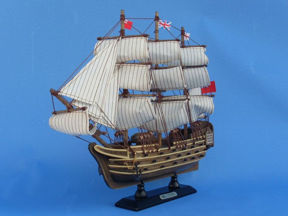 HMS Victory Tall Model Ship 14"