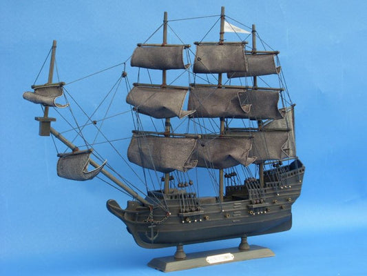 Wooden Flying Dutchman Model Pirate Ship 20"
