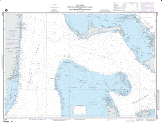 North Port Strait Of Florida And New Providence (NGA-26320-5) by National Geospatial-Intelligence Agency