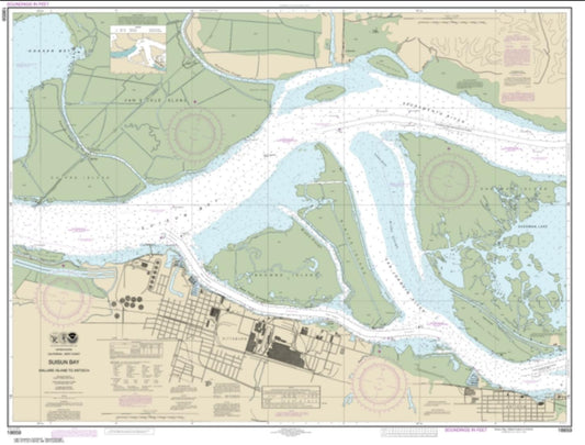 SUISUN BAY-Mallard Island to Antioch (18659-16) by NOAA