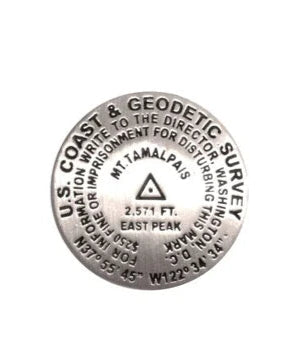 Mt. Tamalpais, California lapel pin