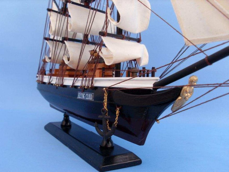 Wooden Flying Cloud Tall Model Clipper Ship 24"