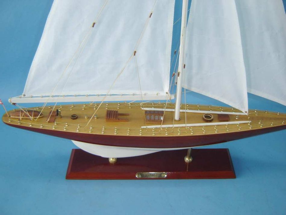 Wooden William Fife Limited Model Sailboat Decoration 35"