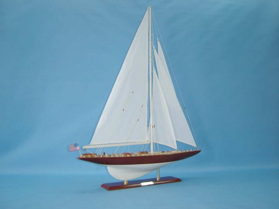 Wooden William Fife Limited Model Sailboat Decoration 35"