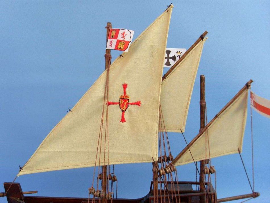 Wooden Nina Model Ship 12"