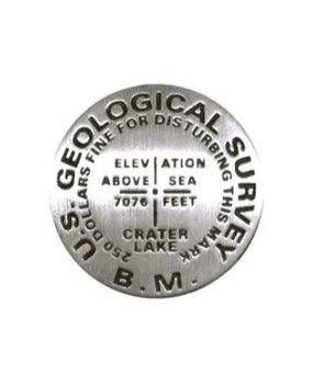 Crater Lake, Crater Lake National Park, Oregon lapel pin