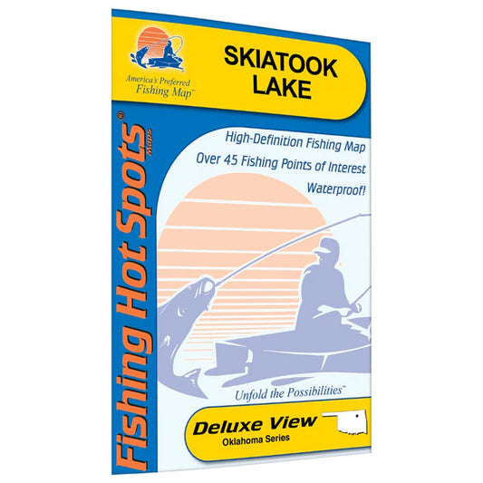 Skiatook Lake Fishing Map-A351