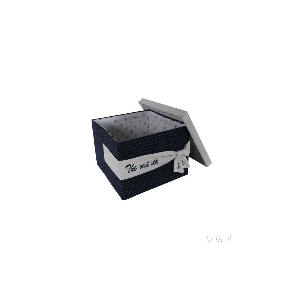 Anne Home - Set of 3 Fabric Boxes With Cover