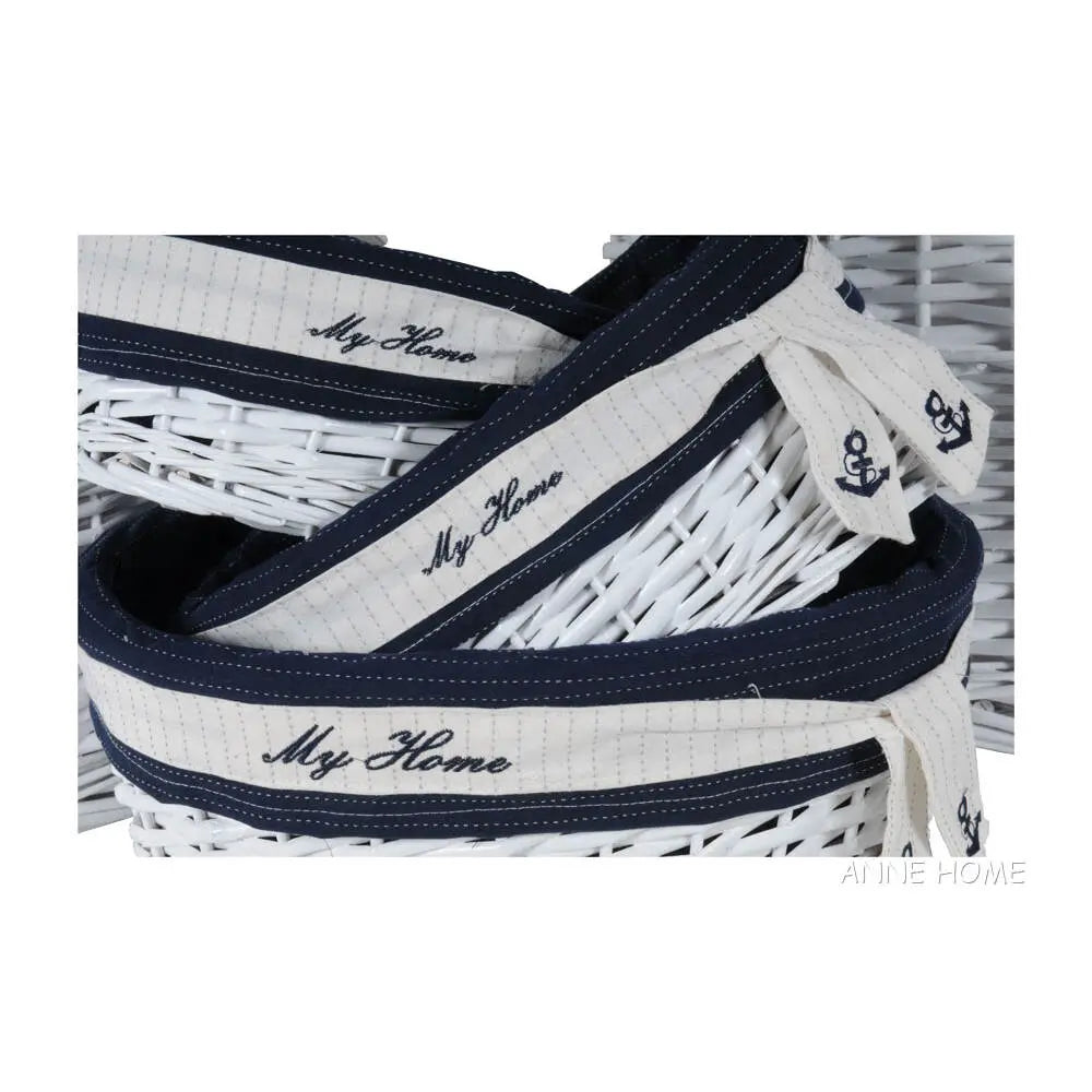 Anne Home - Set of 5 Oval Willow Baskets