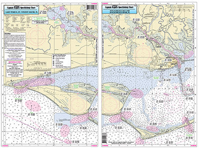 Florida Panhandle Sportfishing Nautical Chart Package- HUGE SAVINGS