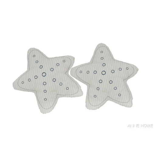 Anne Home - Star Pillow - White Set of 2