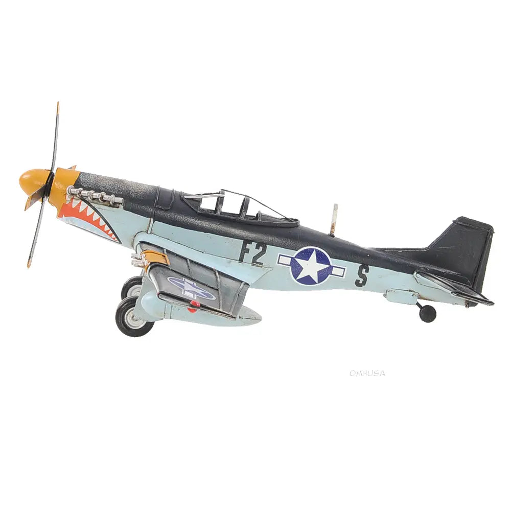 1943 Grey Mustang P51 1:40 Model Plane