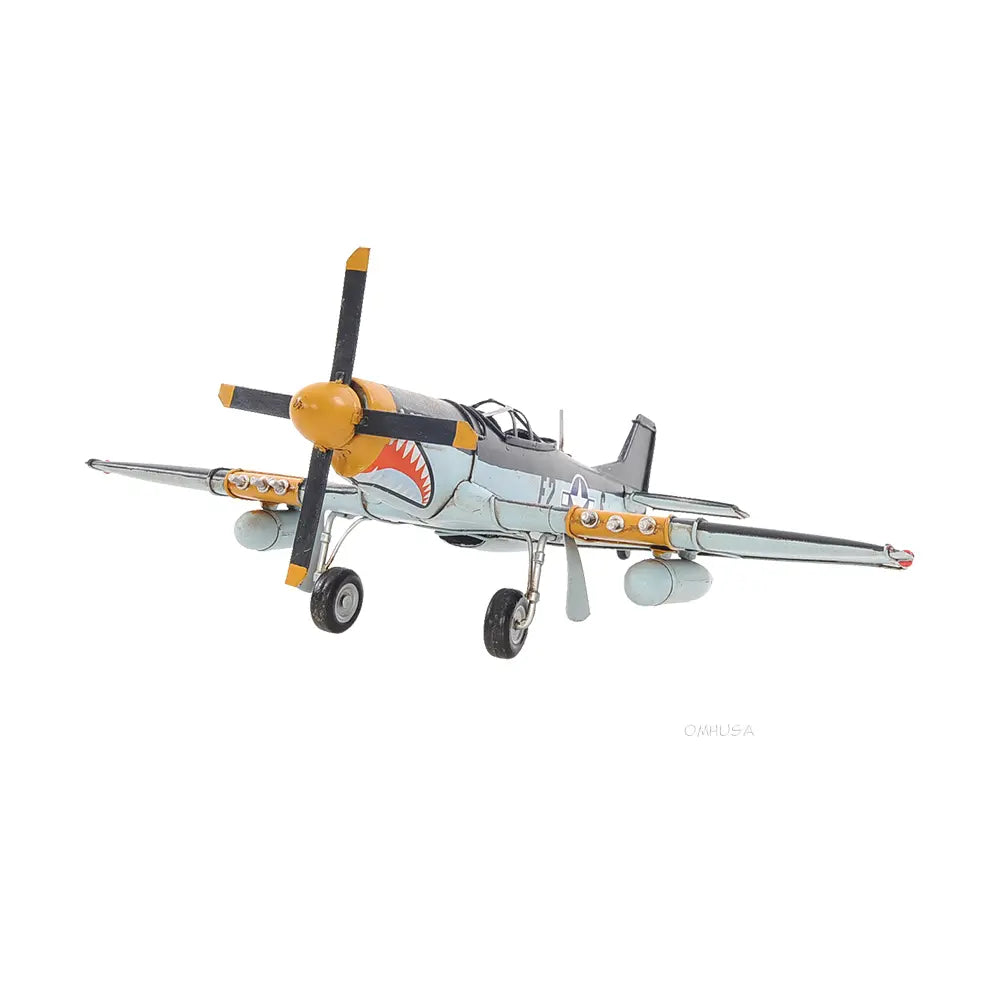 1943 Grey Mustang P51 1:40 Model Plane
