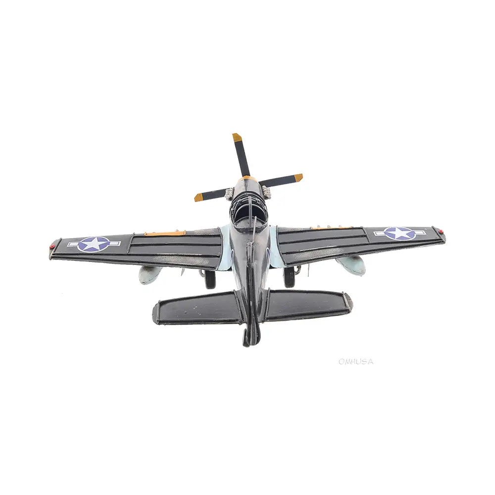1943 Grey Mustang P51 1:40 Model Plane