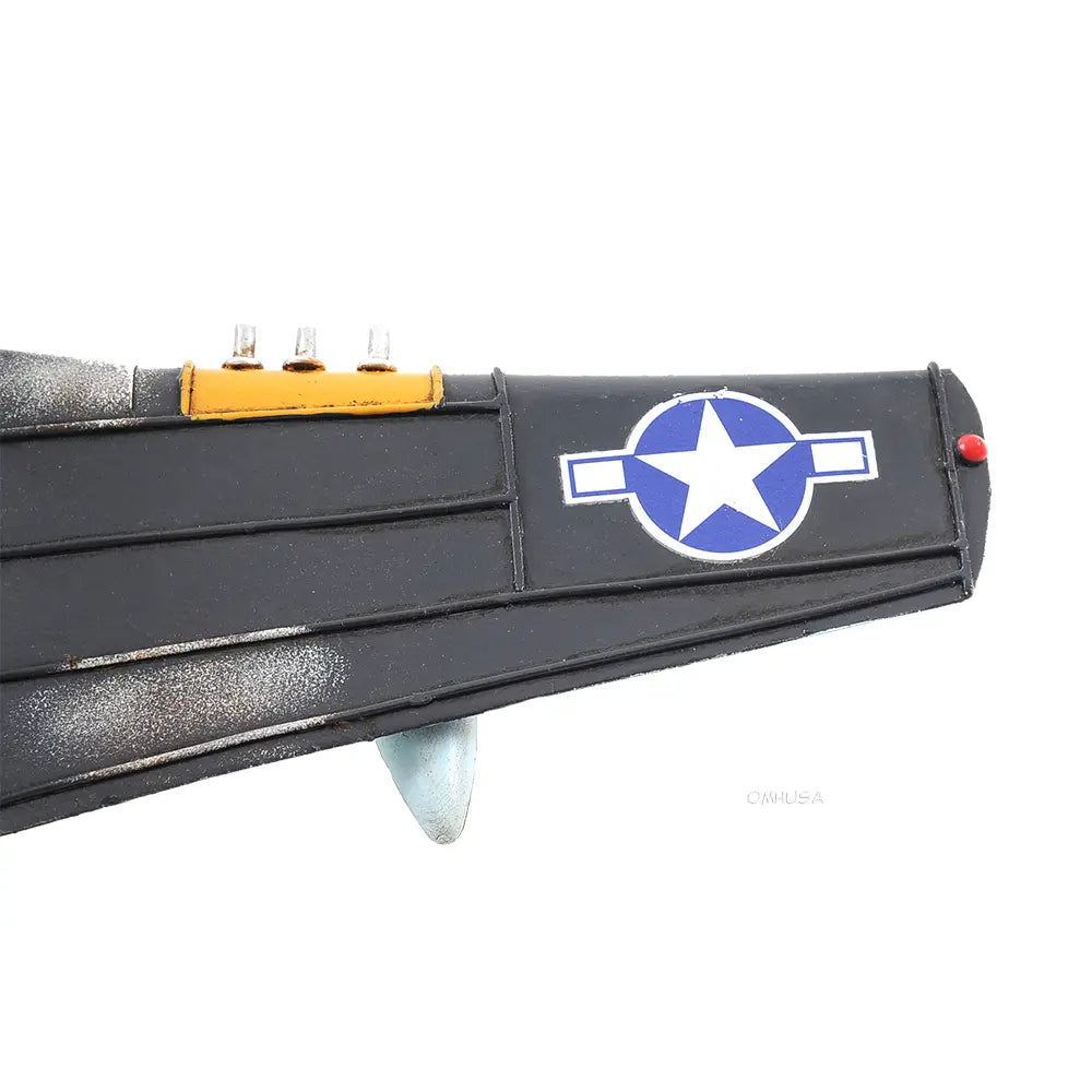 1943 Grey Mustang P51 1:40 Model Plane