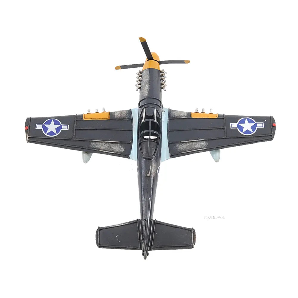 1943 Grey Mustang P51 1:40 Model Plane