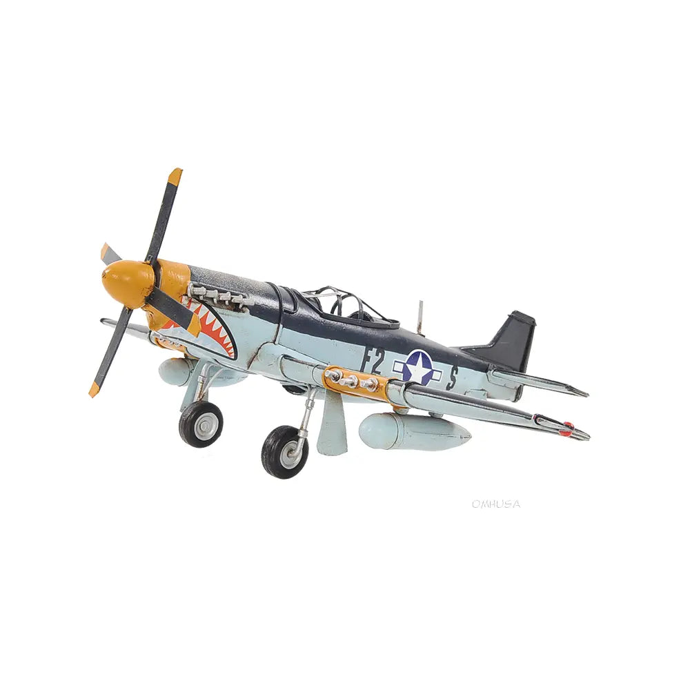 1943 Grey Mustang P51 1:40 Model Plane
