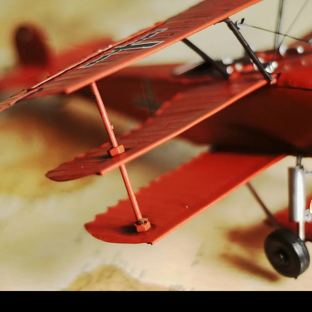 1917 Red Baron Fokker Triplane Model