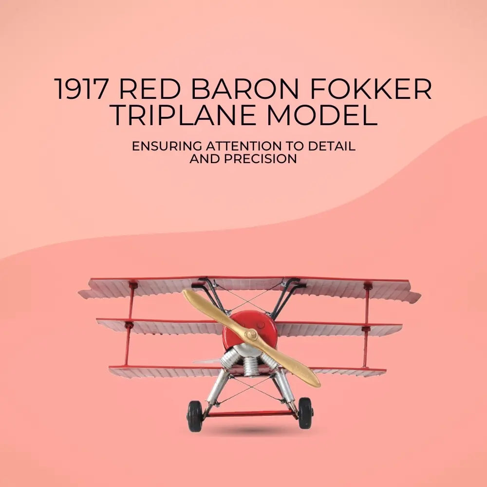 1917 Red Baron Fokker Triplane Model