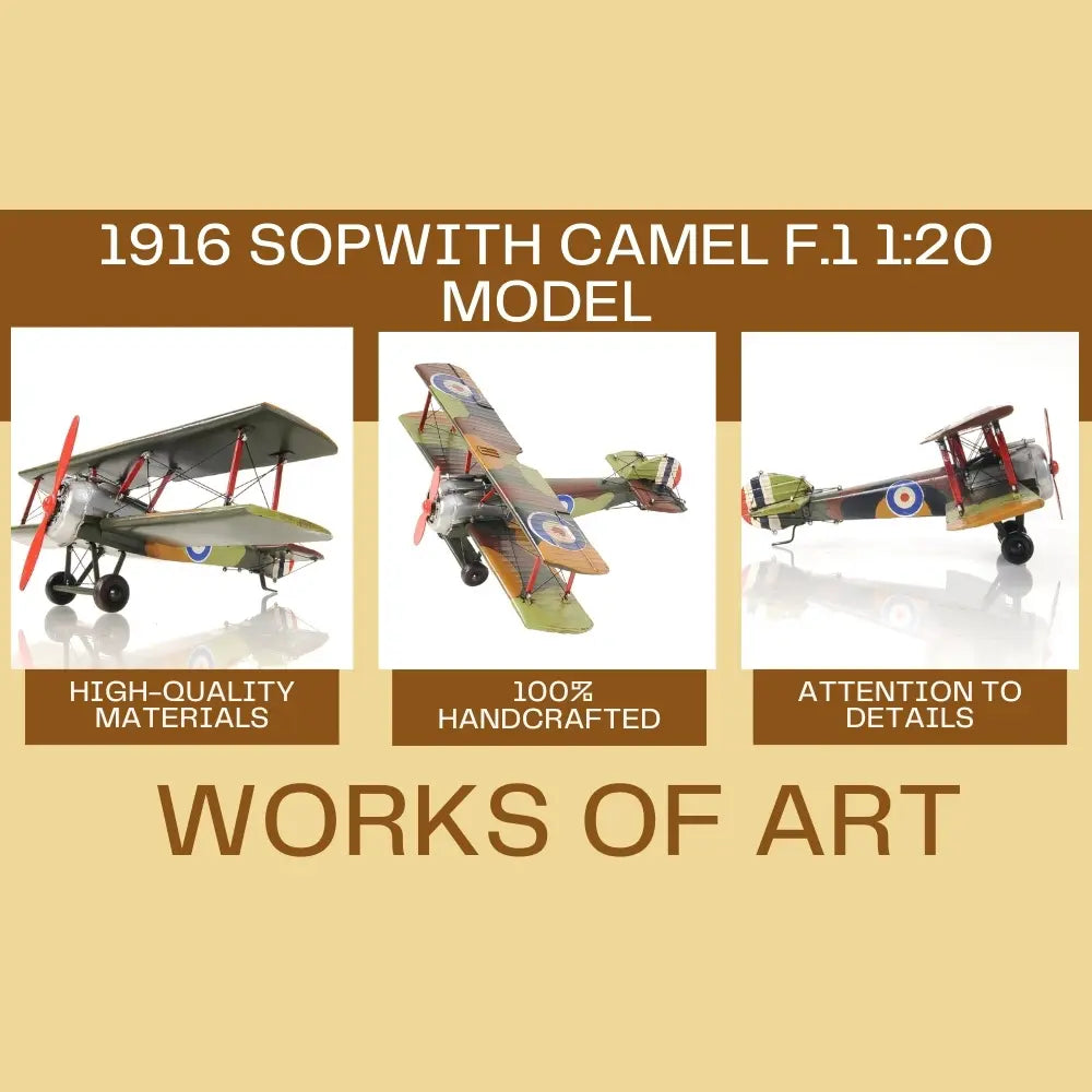 1916 Sopwith Camel F.1 1:20 Model Plane