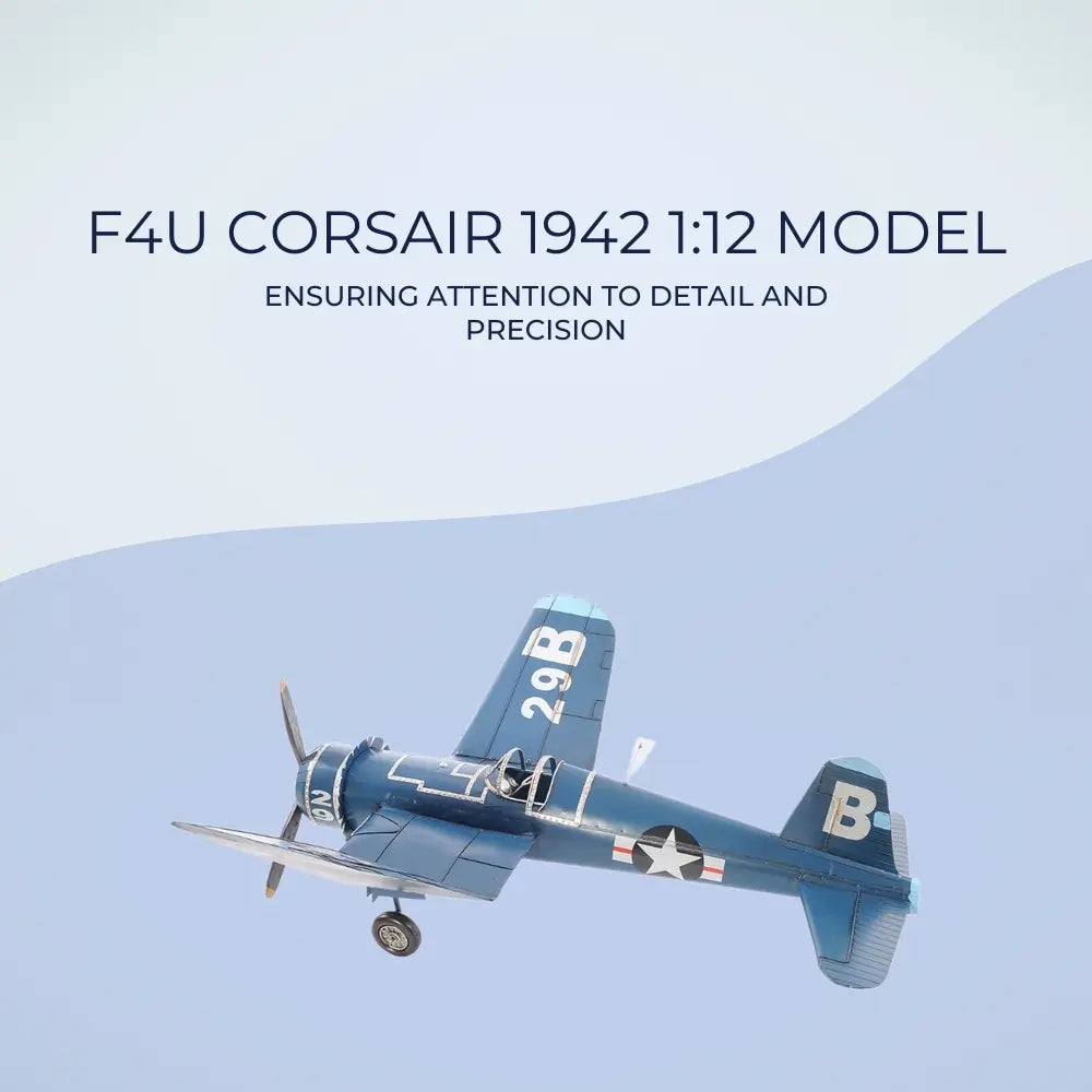 F4U Corsair 1942 1:12 Model Plane