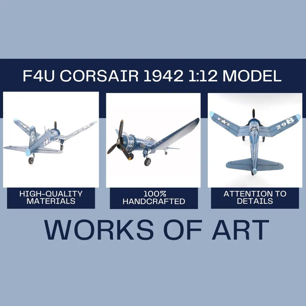 F4U Corsair 1942 1:12 Model Plane