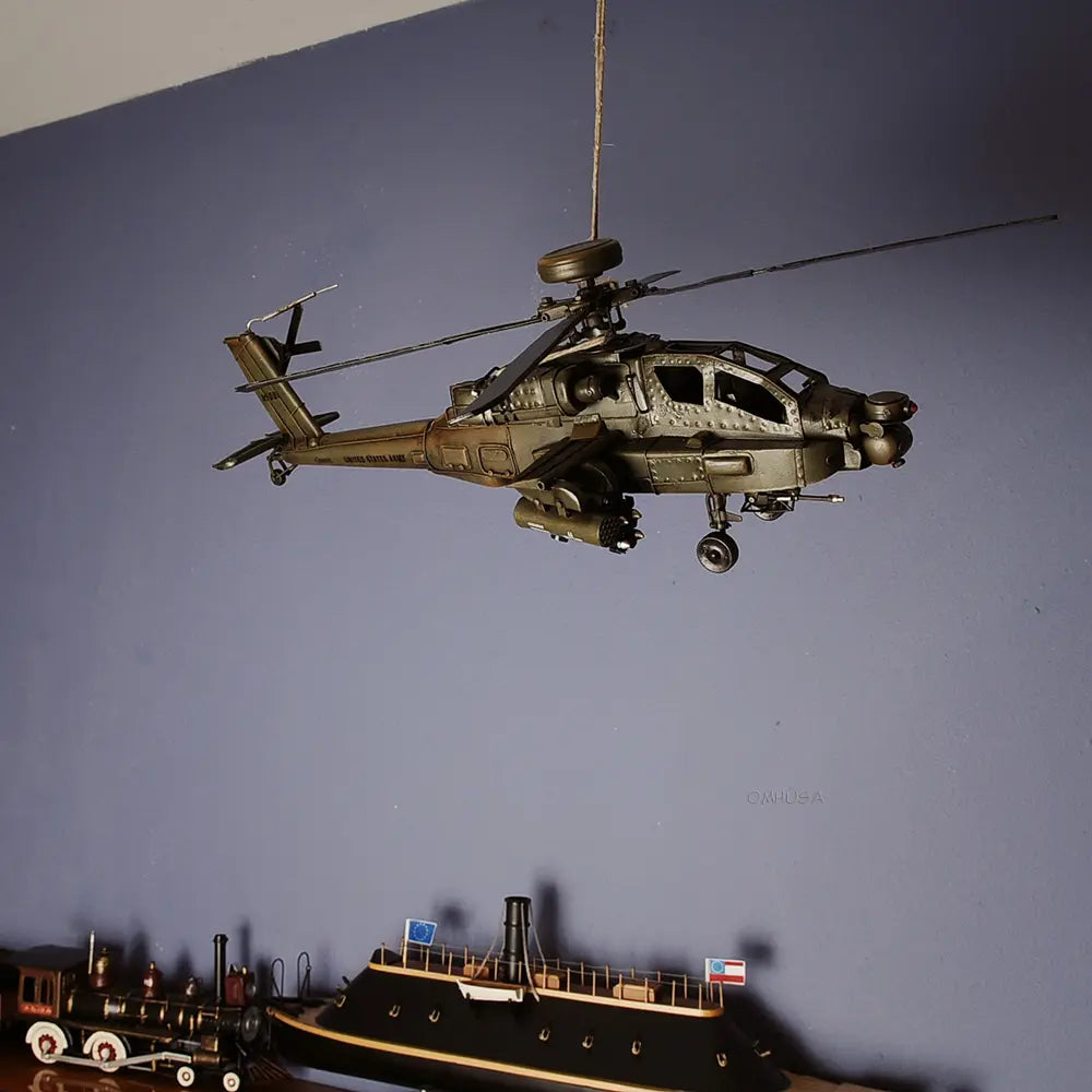 Ah-64 Apache 1:39 Model Helicopter