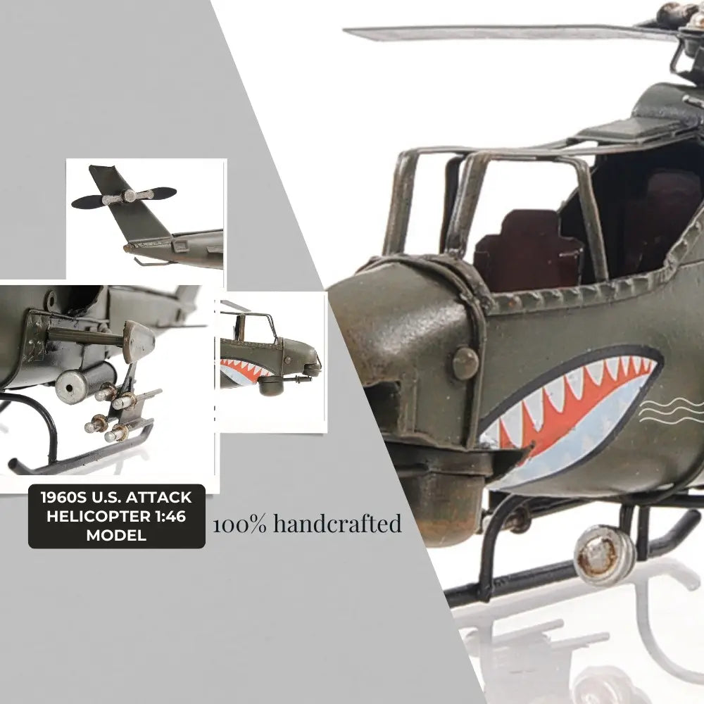 1960s U.S. Attack Helicopter 1:46 Model