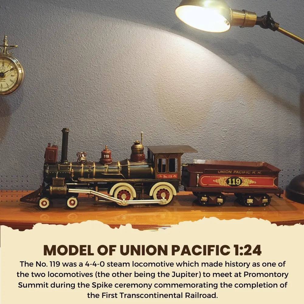 Model Of Union Pacific 1:24 Train Model