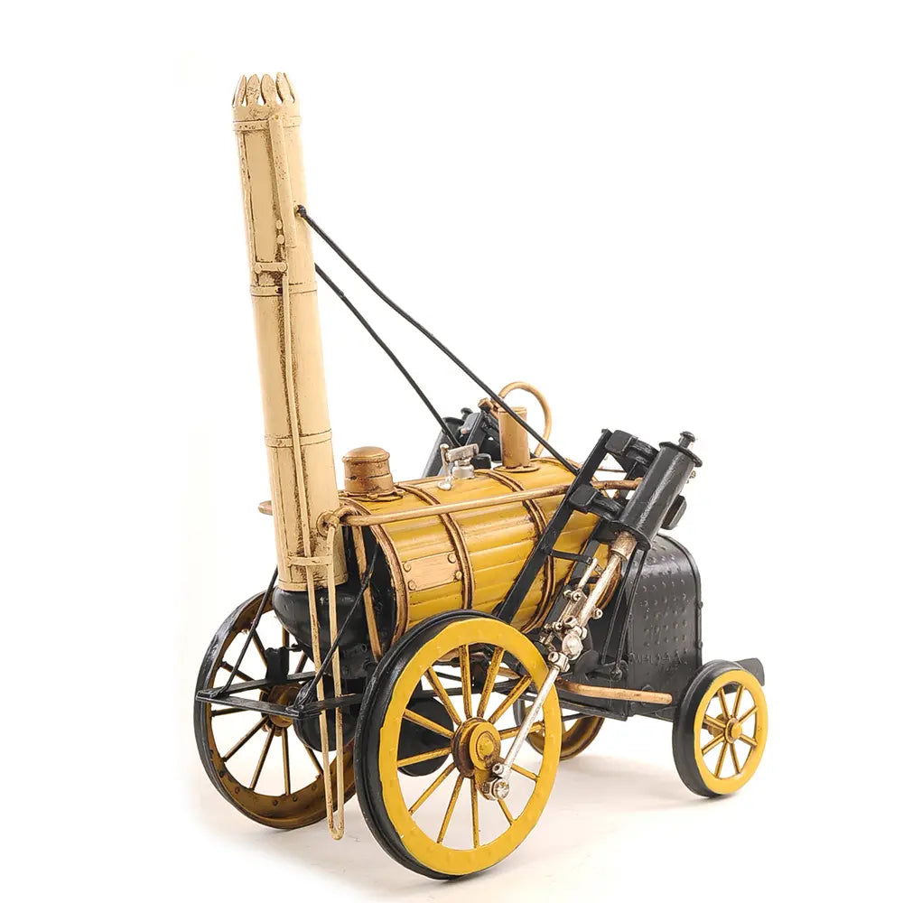 1829 Yellow Stephenson Rocket Steam Locomotive