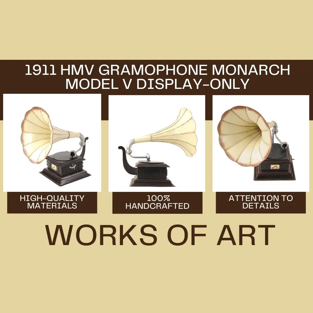 1911 HMV Gramophone Monarch Model V Display-Only